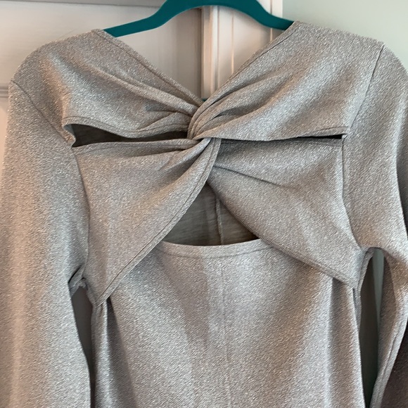 NWT J. Crew Lurex Twist Back Dress - Picture 12 of 15